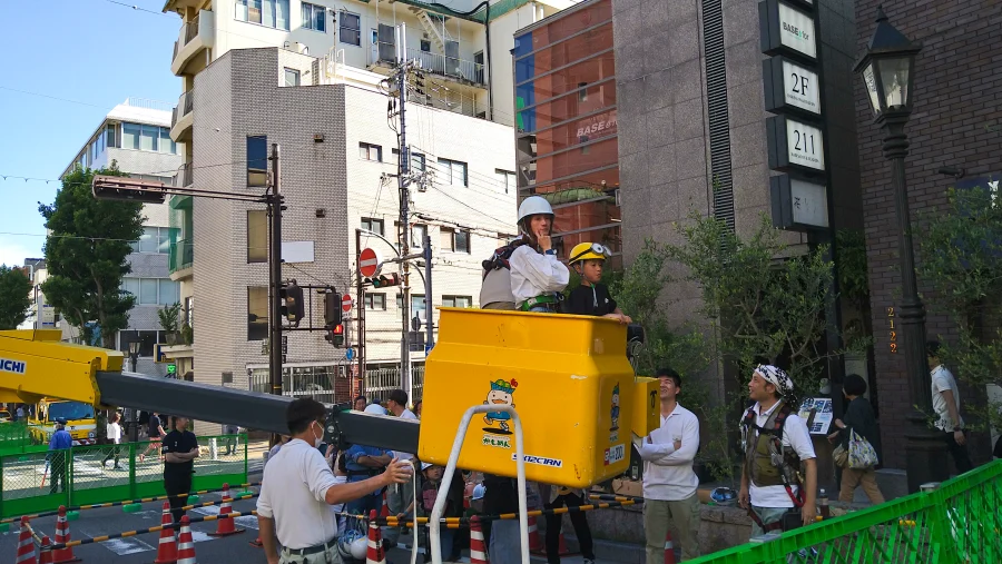 インフィオラータこうべ高所作業車