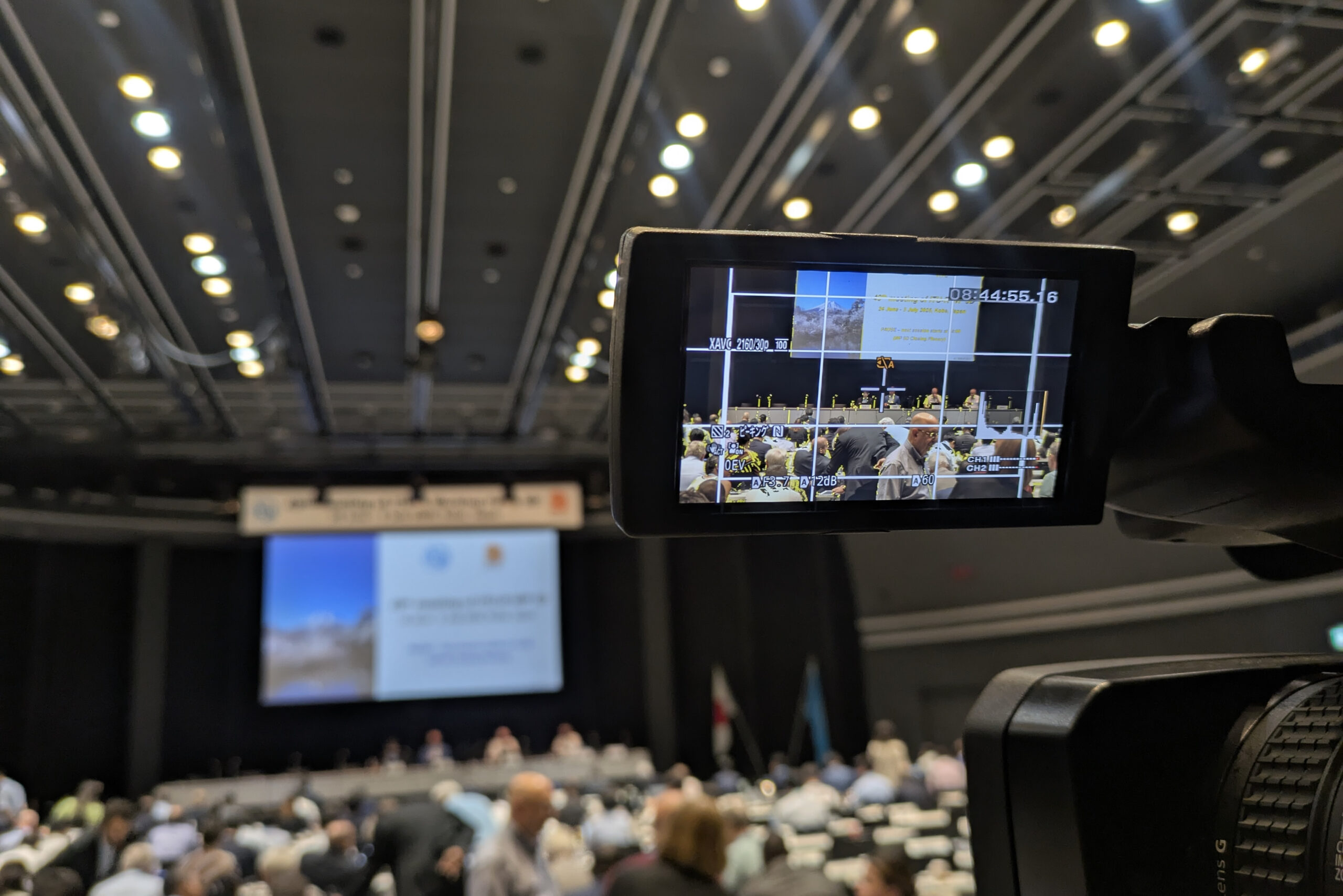 日本ITU協会 様　国連ITU-R WP5D 国際会議　ハイブリッド配信